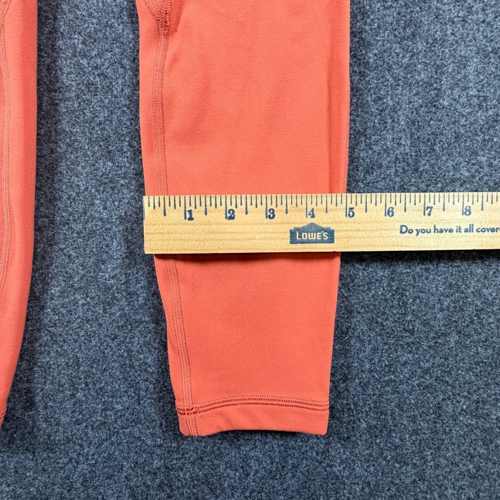 Lululemon Align High-Rise Pant 25" Orange Nulu Yoga Leggings Womens Size 6 - Picture 6 of 11